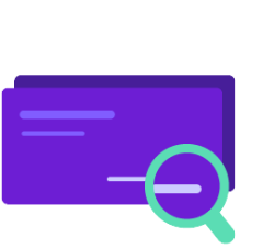 verify card holder purple