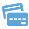icon illustration of credit cards
