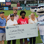 Donation to Limen house at Blue Rocks Stadium